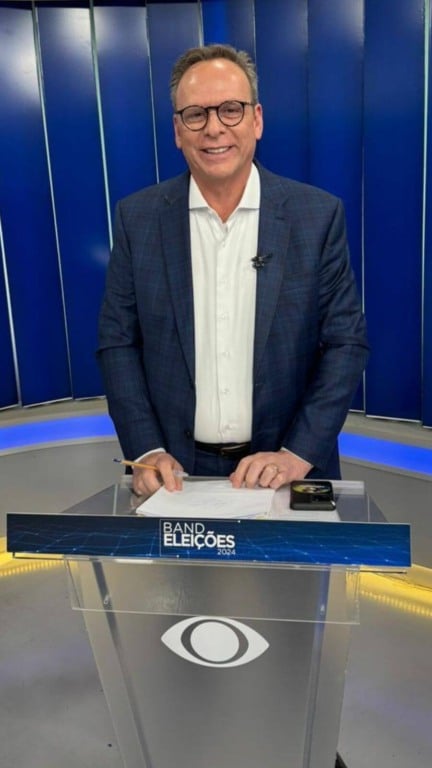 José Antonio Parimoschi, candidato a prefeito de Jundiaí, em debate da Band