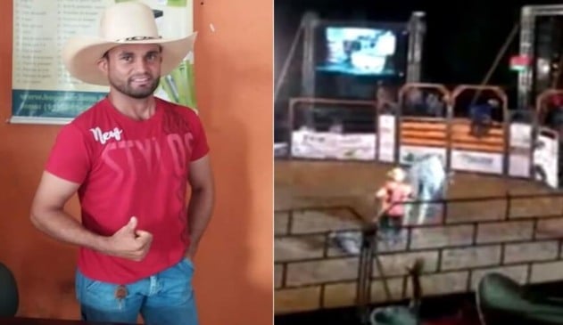 Peão morre após ser pisoteado por touro em rodeio