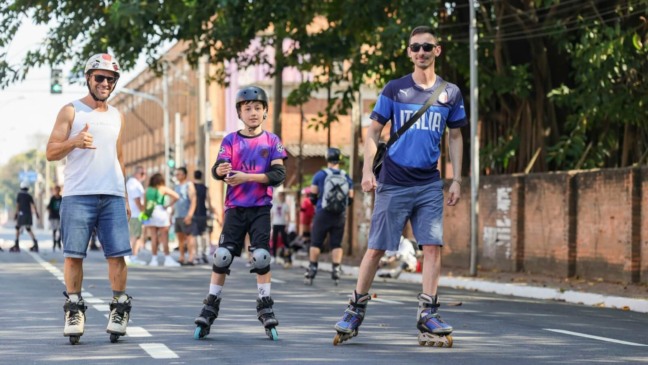 Jundiaí: Pedestres aproveitam vias da Vila Arens e do Centro para o lazer