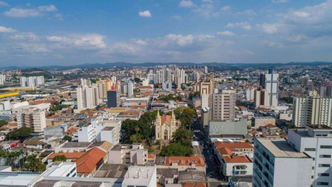 Centro de Jundiaí visto de cima
