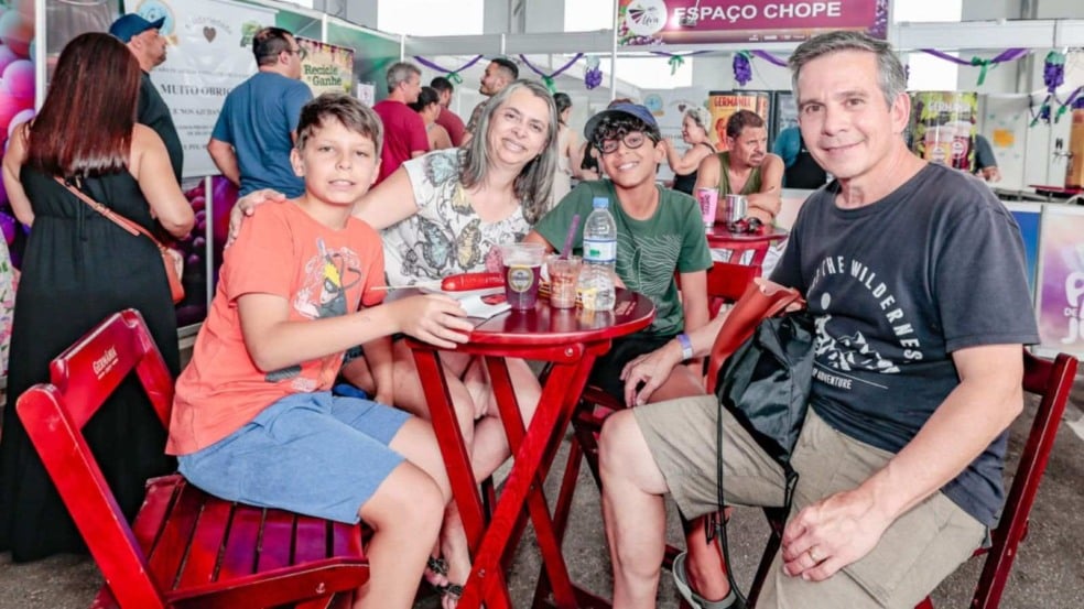 Família Trasfereti aproveita o último final de semana da Festa da Uva