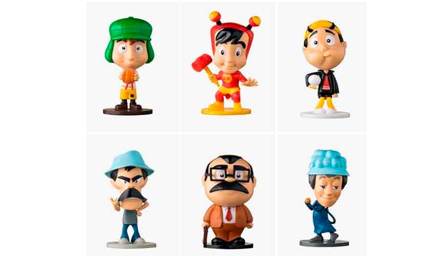 Personagens do Chaves viram brinde em lanches do Bobs