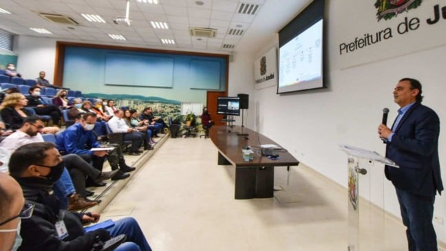Gustavo Maryssael falou da importância do Plano (Foto: Prefeitura de Jundiaí)