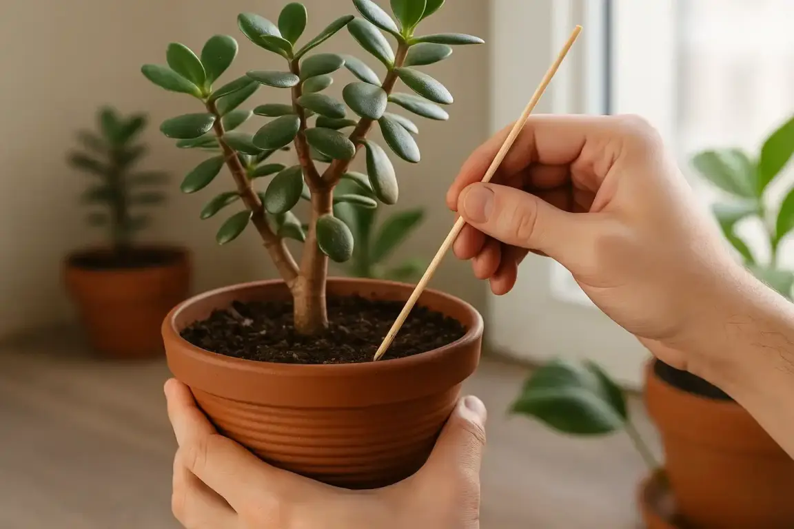 Plantas com raízes saudáveis usando só um palito