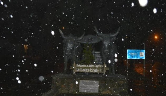 Pode nevar no Brasil