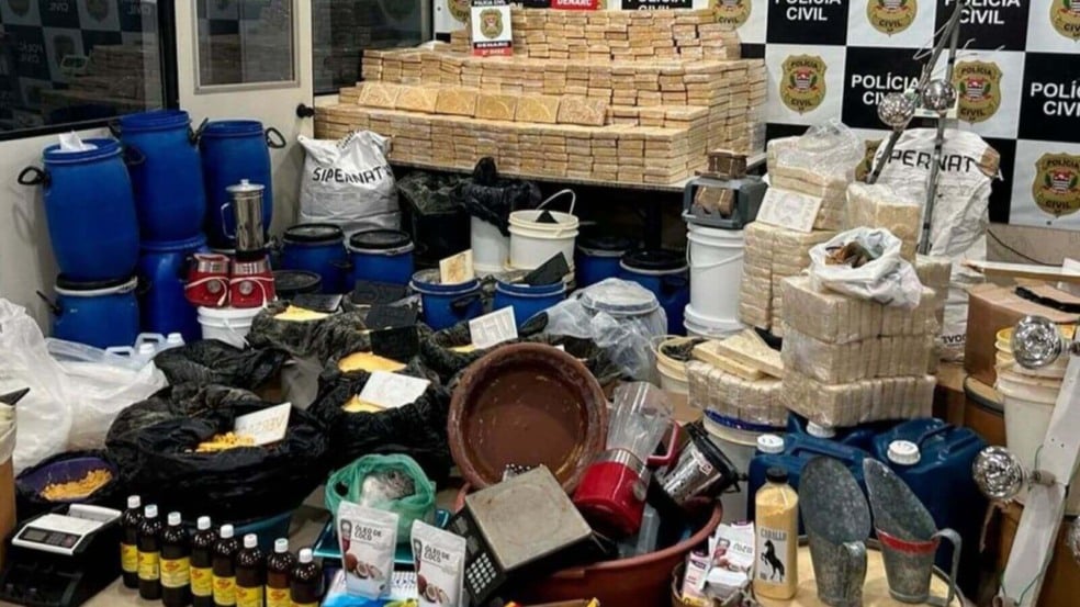 Foto: Divulgação/Secretaria de Segurança Pública de SP Foto: Divulgação/Secretaria de Segurança Pública de SP