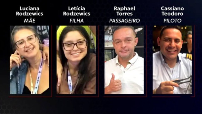 Polícia confirma a morte dos 4 tripulantes do helicóptero que desapareceu em SP