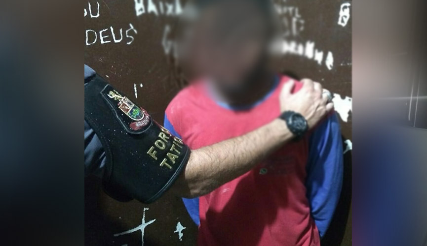 homem preso por latrocínio