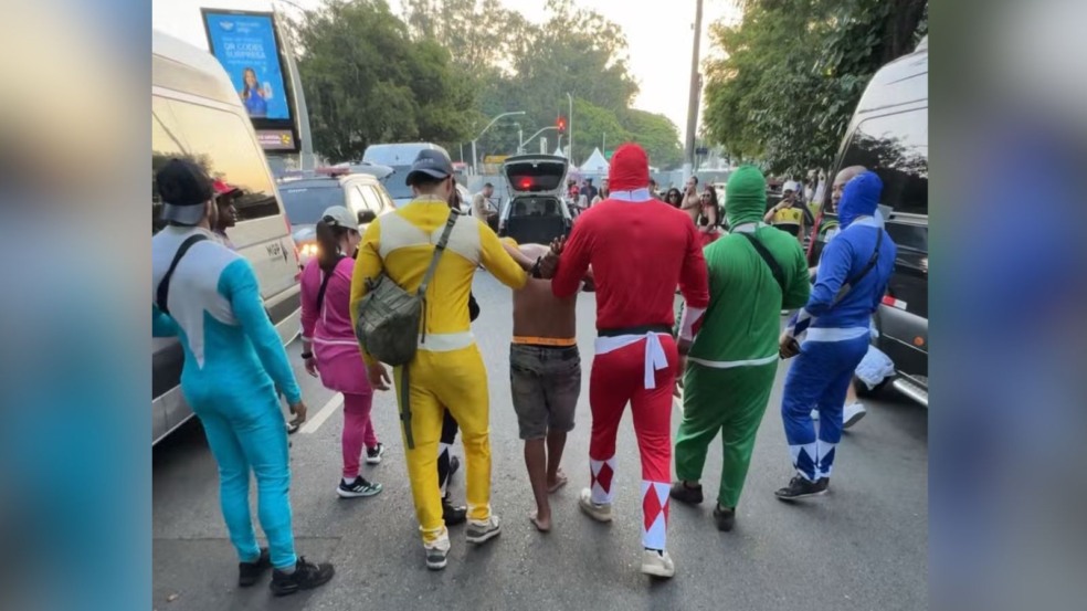 Power Rangers da polícia