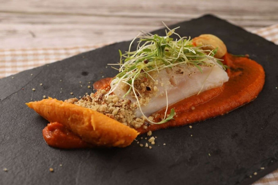 Prato da Faculdade Mackenzie, no concurso 'Jovens Talentos da Gastronomia', que tem patrocínio da Castelo Alimentos