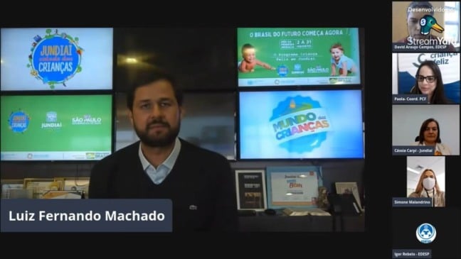 Prefeito de Jundiaí em reunião online