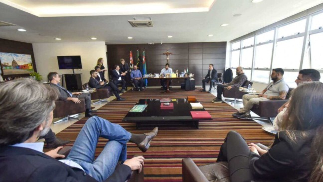 Reunião em Prefeitura de Jundiaí