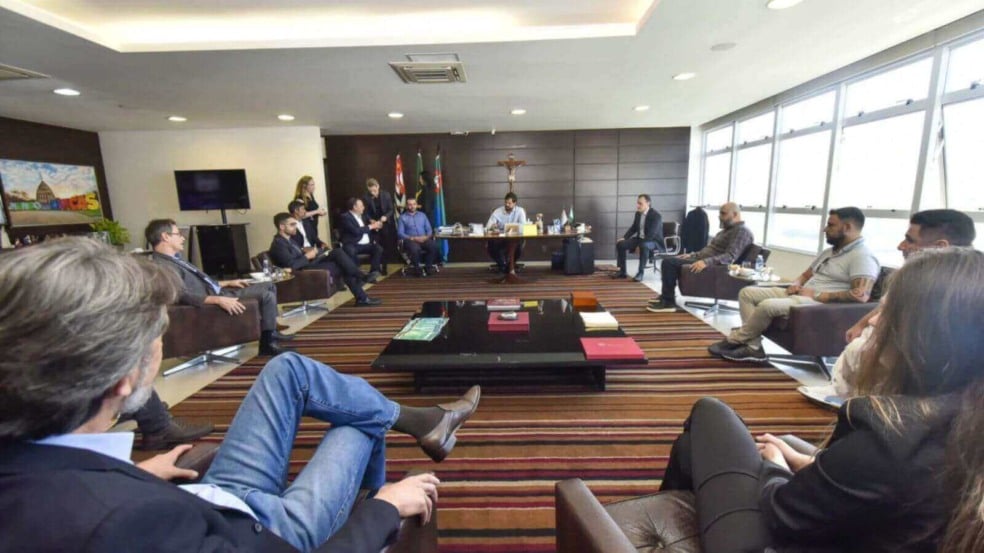 Reunião em Prefeitura de Jundiaí