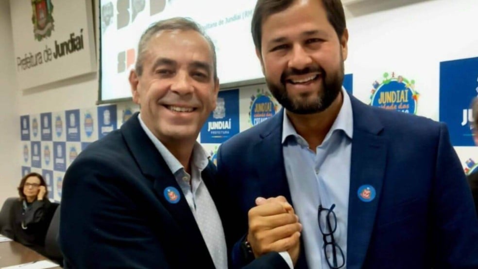 Prefeito professor Rodolfo Braga e Prefeito Luiz Fernando Machado