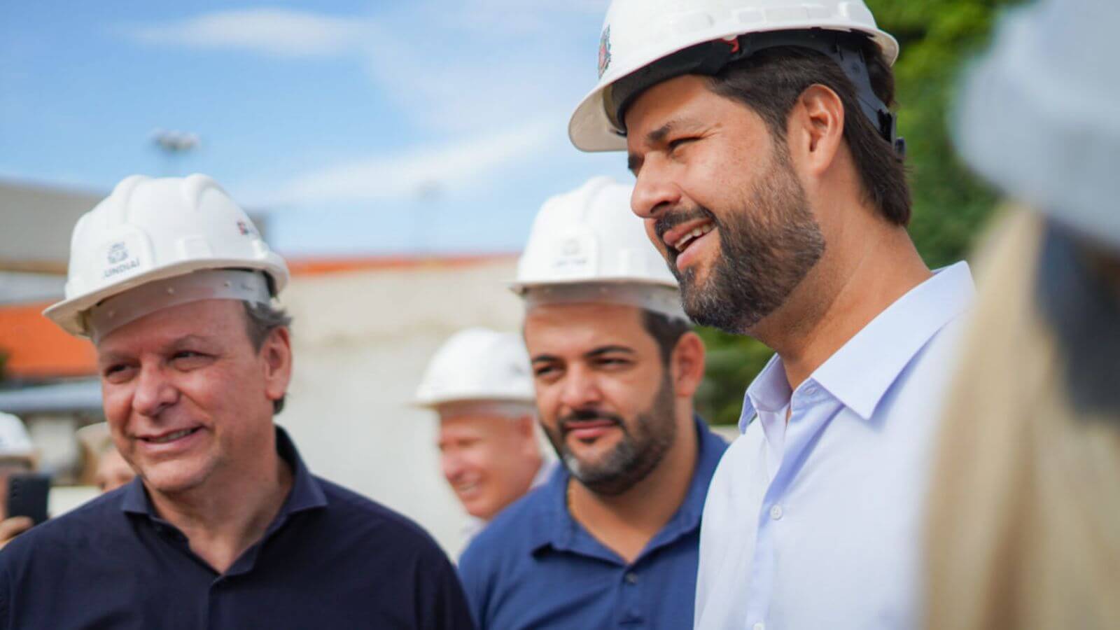 Prefeito e gestores vistoriam obras do Centro de Excelência do Basquete de Jundiaí