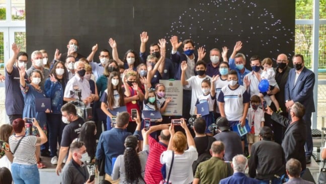 Entrega da maior Escola Inovadora de Jundiaí