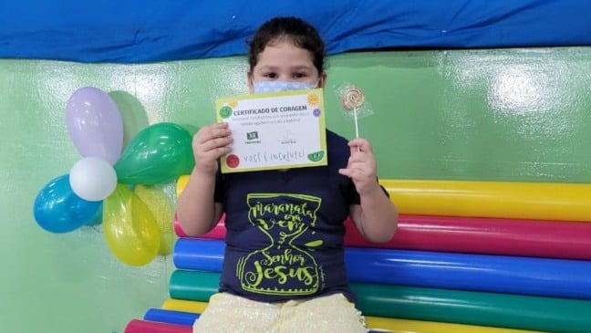 Alice Ferreira, 5 anos (foto: Prefeitura de Campo Limpo Paulista)