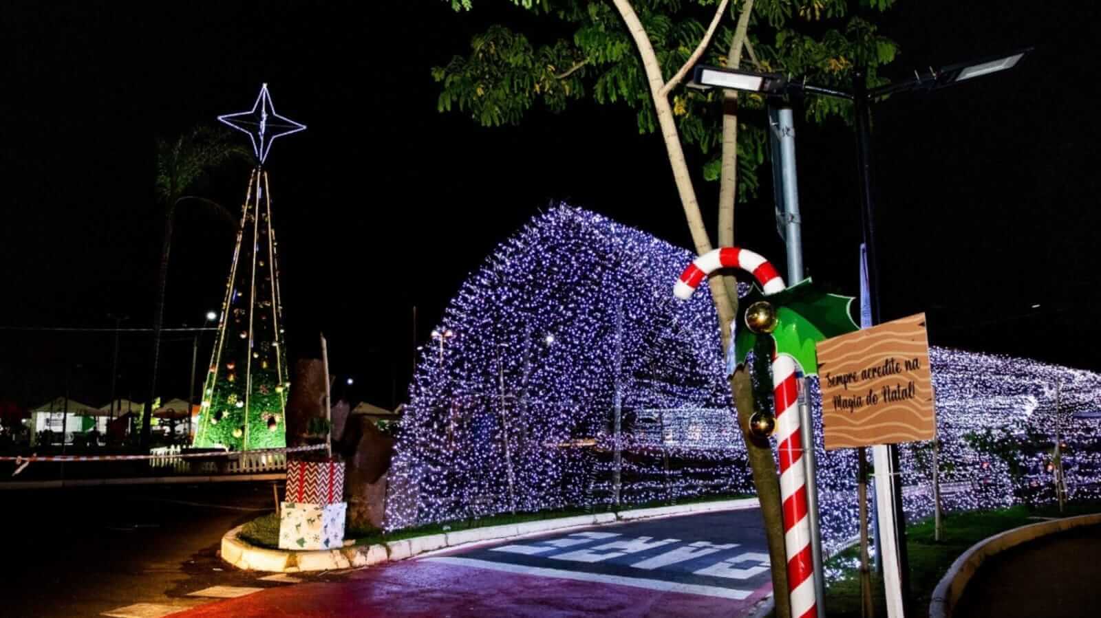 Túnel Iluminado em Itupeva