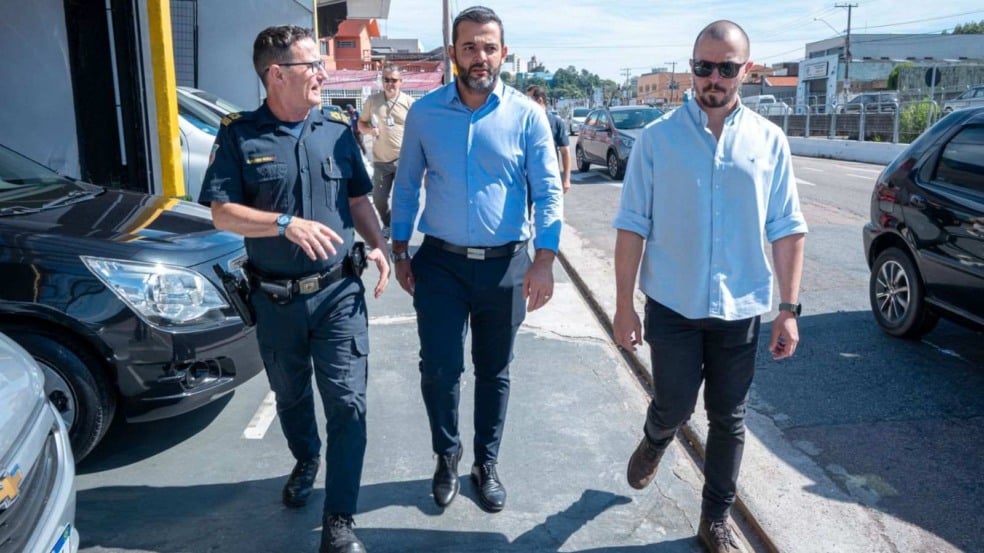 Cássio Nicola, Gustavo Martinelli e Guilherme Rigo