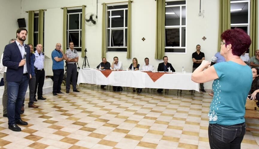 Prefeito de Jundiaí anuncia investimento na segurança do Jardim Santa Gertrudes (Foto: Divulgação/ Assessoria de Imprensa)