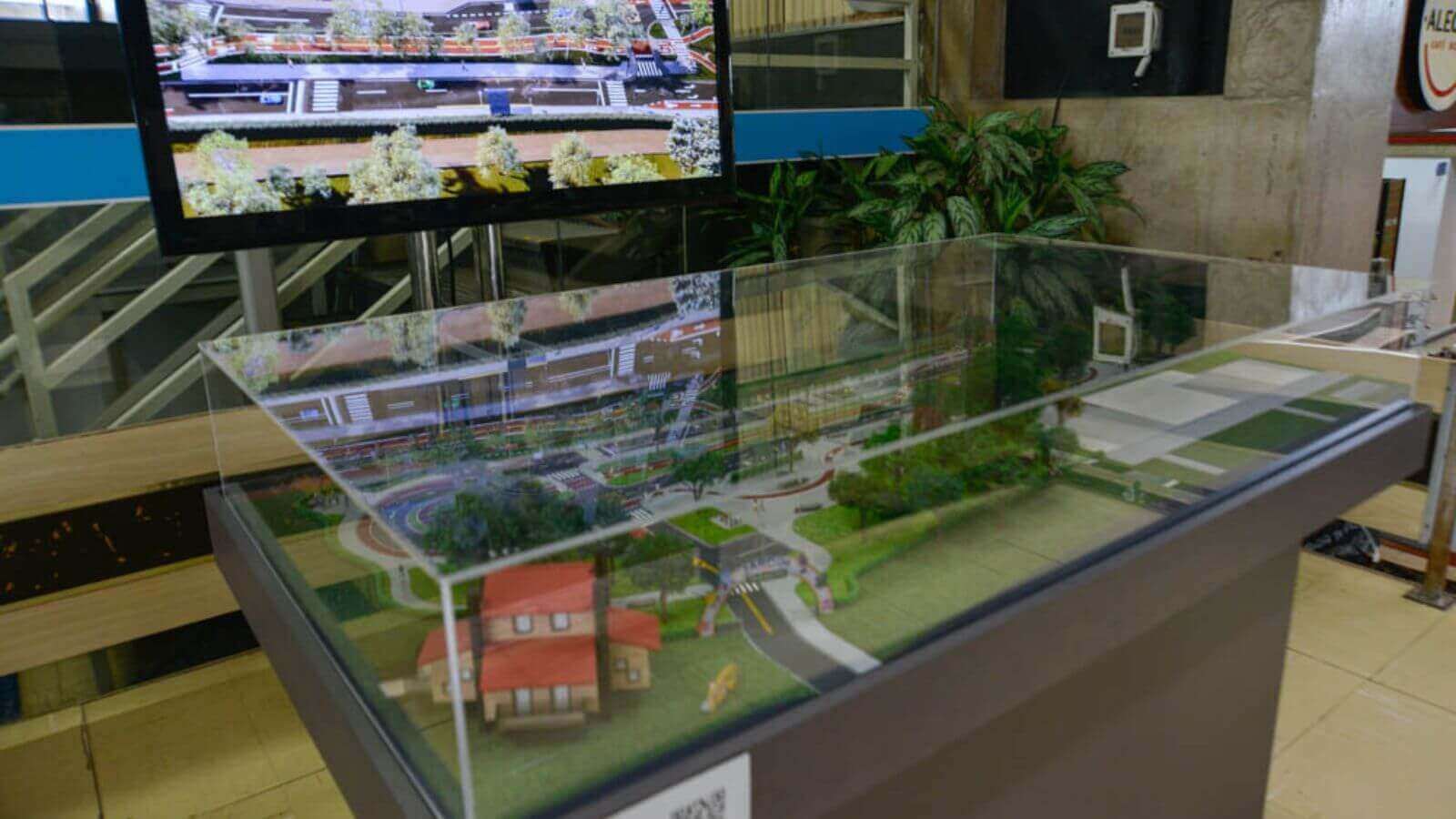 Maquete do Jardim do Trânsito