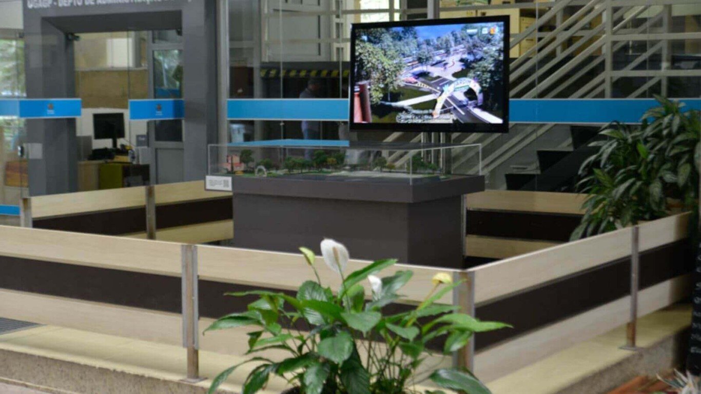 Maquete do Jardim do Trânsito