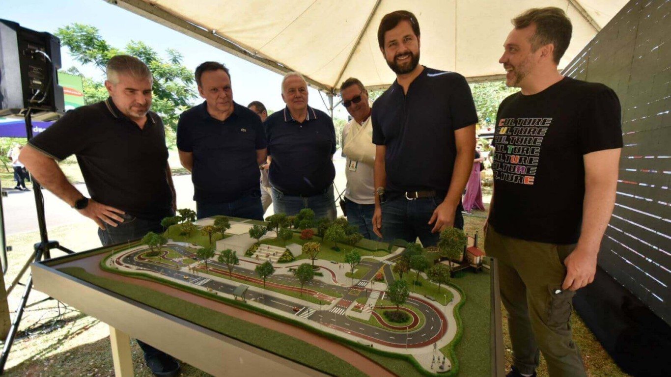 Maquete do Jardim do Trânsito