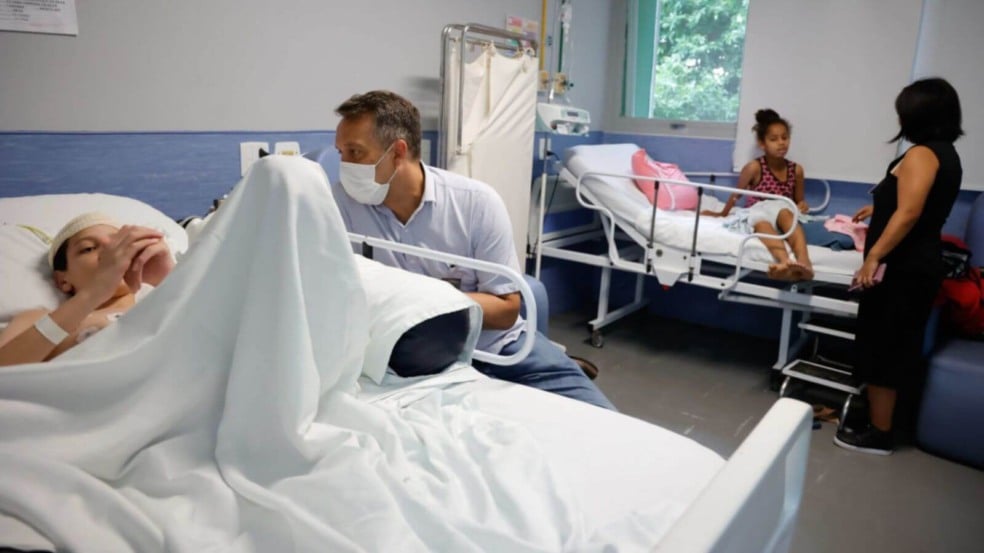 Crianças internadas no Hospital Universitário de Jundiaí