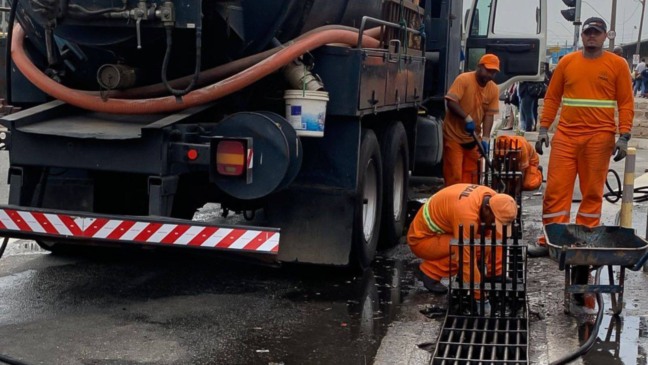 Limpeza boca de lobo