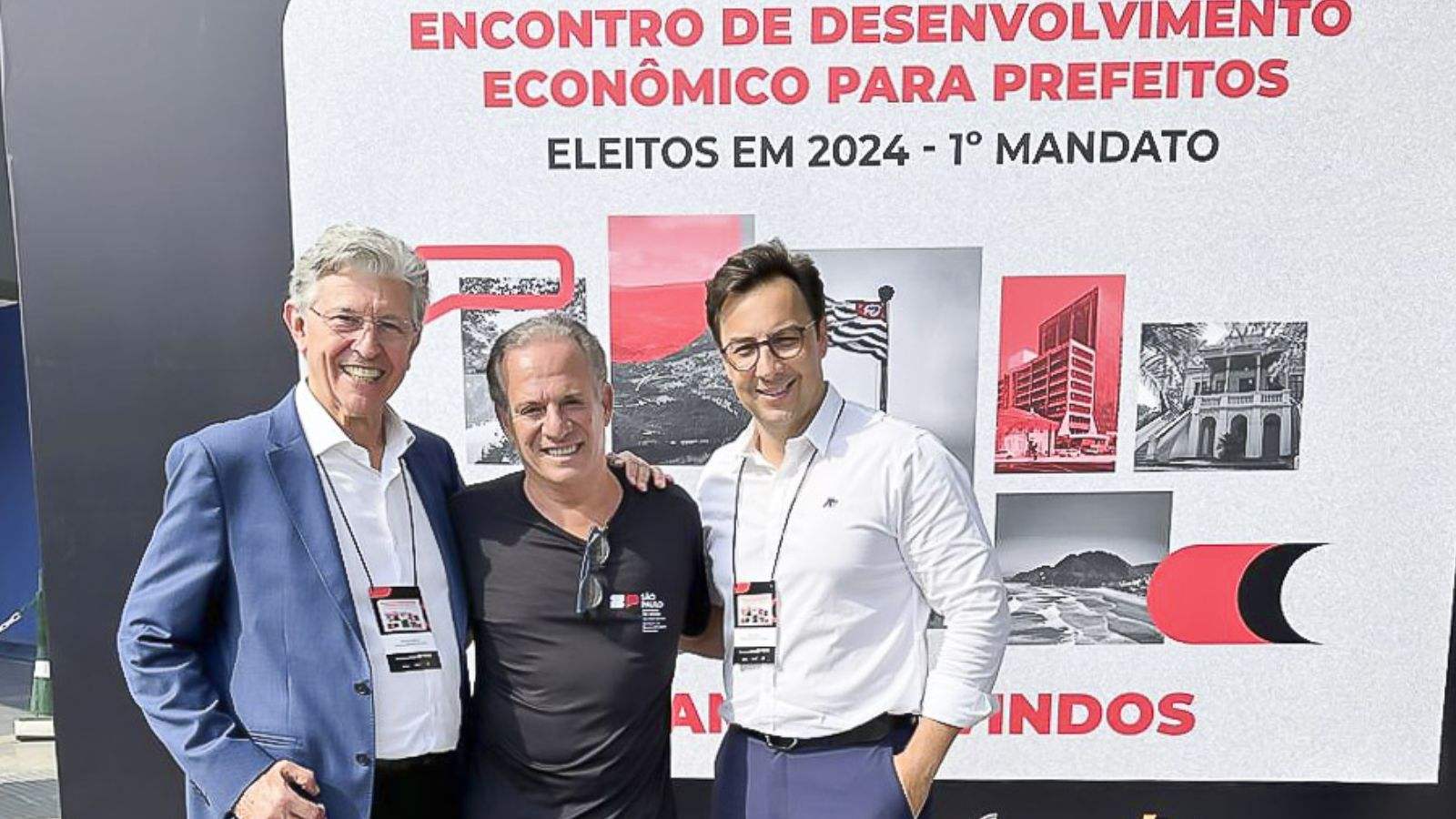 Humberto Cereser, Tiago Antunes e Jorge Lima