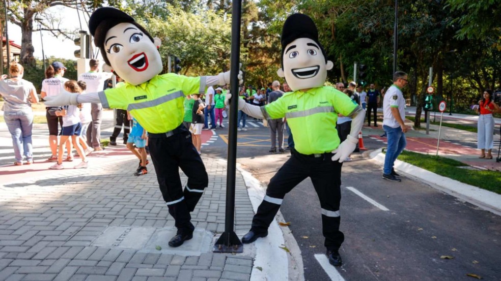 Mascotes do trânsito de Jundiaí