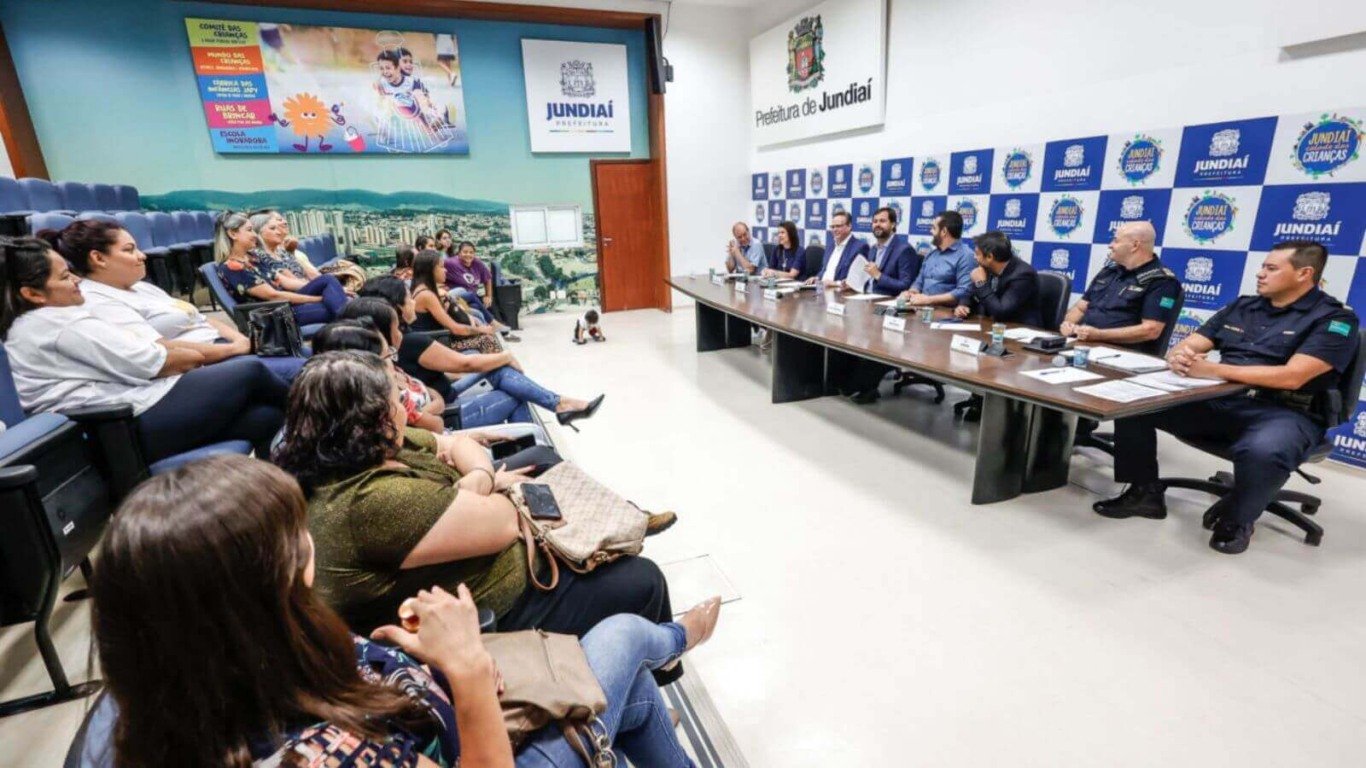 Reunião com mães na Prefeitura de Jundiaí