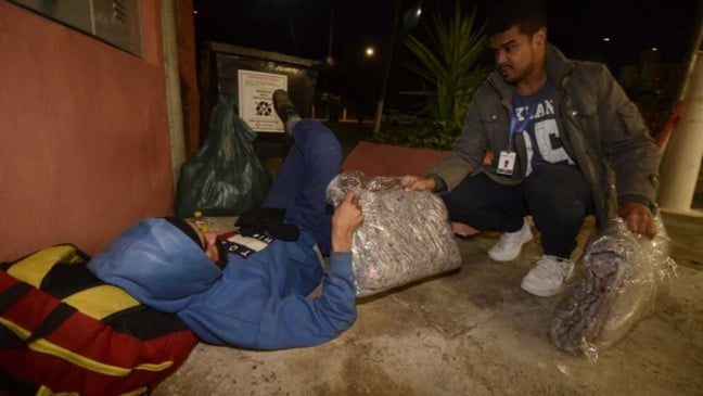 Atendimento da Operação Noites Frias em Jundiaí