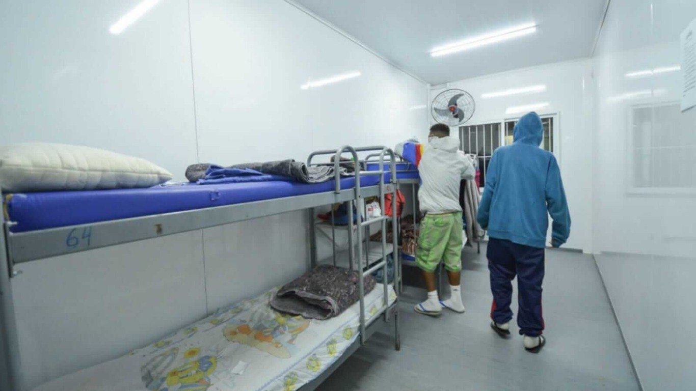 Atendimento da Operação Noites Frias em Jundiaí