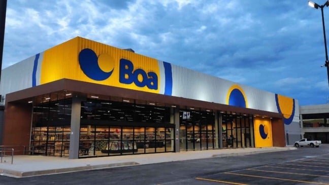 Fachada do Boa Supermercados