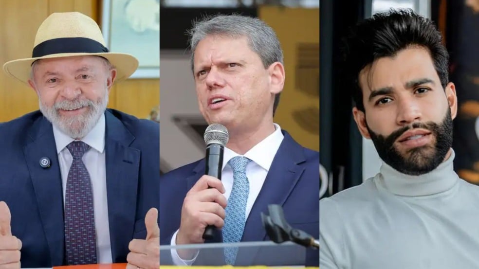 Lula, Tarcísio e Gusttavo Lima