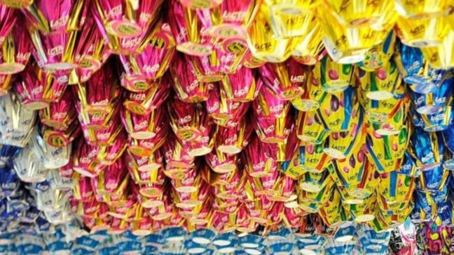 Ovos de Páscoa em mercado