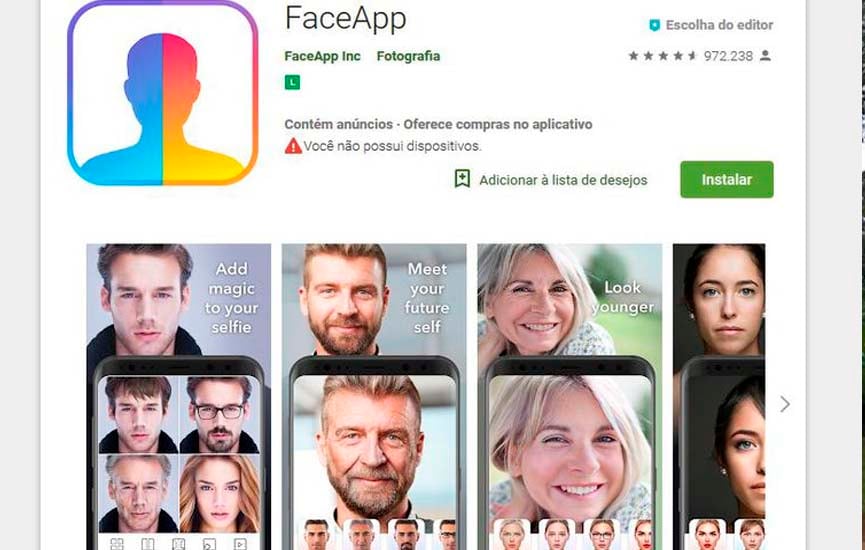 Procon notifica FaceApp, Apple e Google