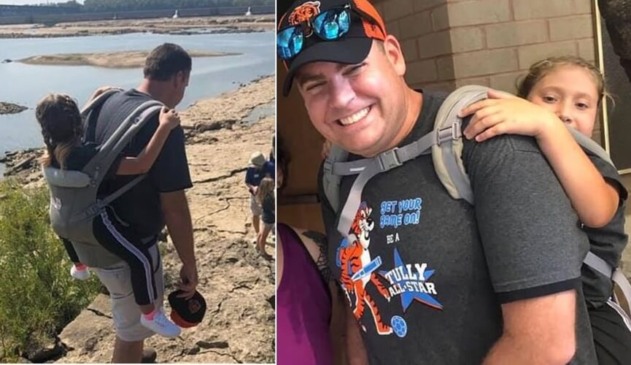 Professor leva aluna com deficiência nas costas em passeio da escola