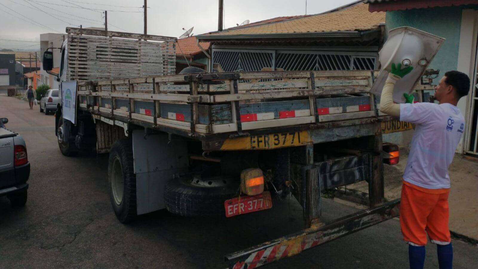 Coleta de materiais inservíveis em Jundiaí