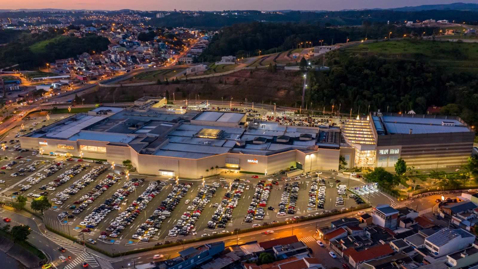 Vista aérea Maxi Shopping Jundiaí