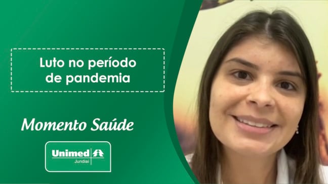 Arte de divulgação da Unimed com psicóloga Daniela