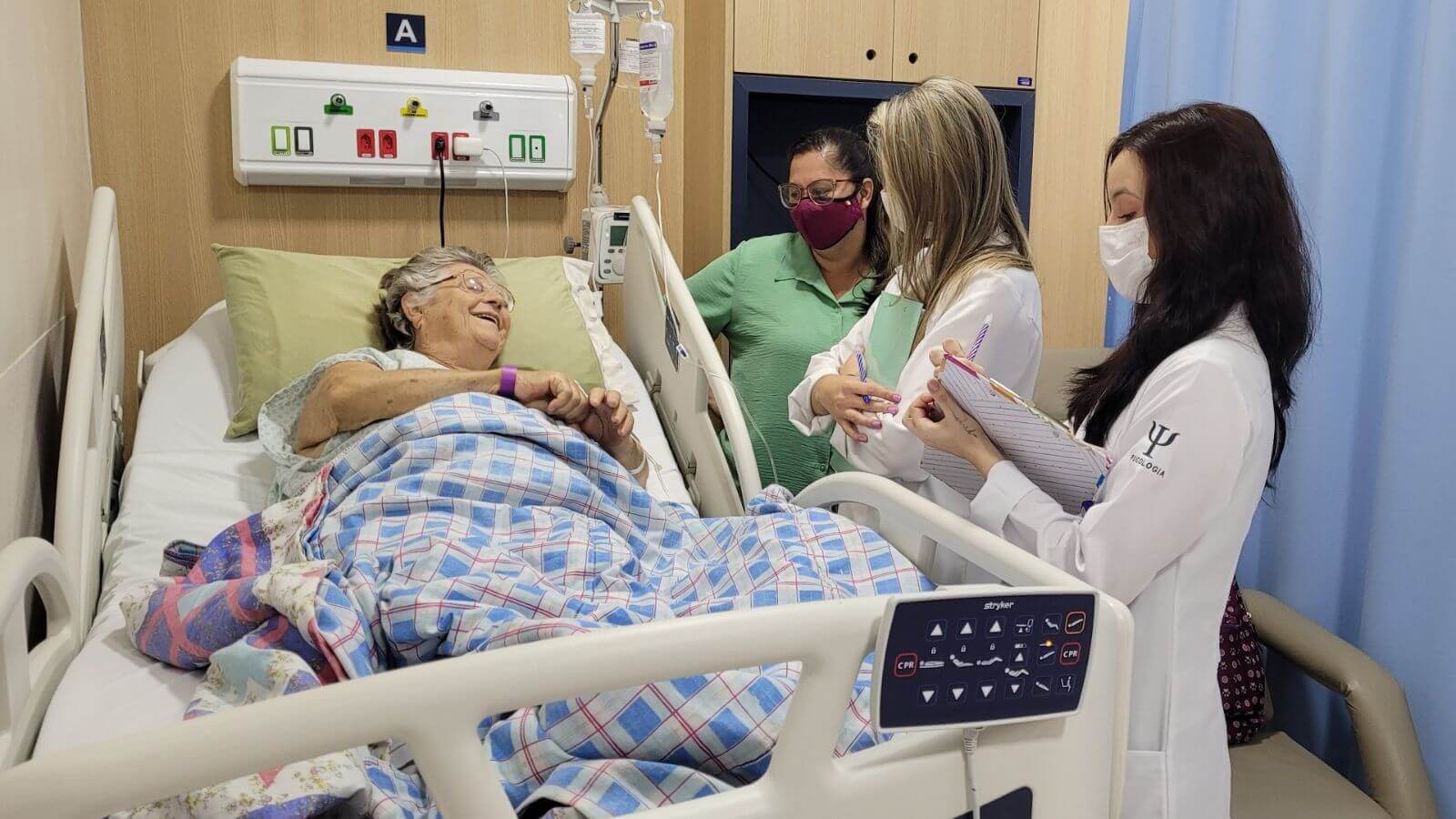 Psicologia do Hospital São Vicente presta atendimento humanizado e acolhedor aos pacientes