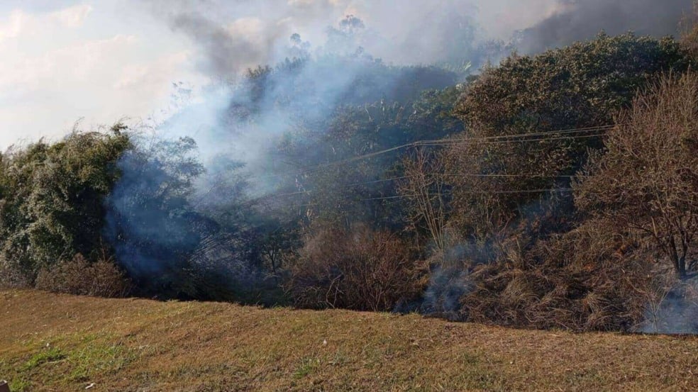 Queimadas, que também causam seca extrema