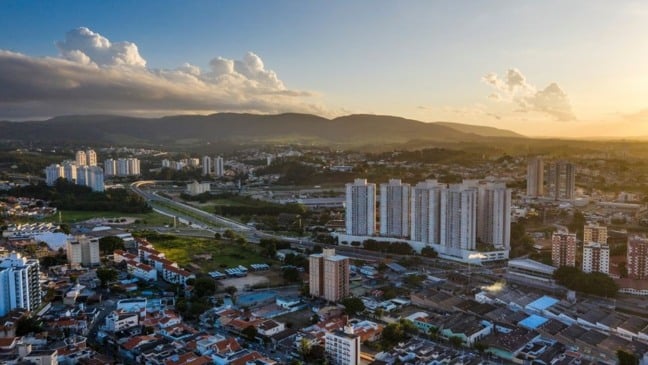 Foto aérea de Jundiaí