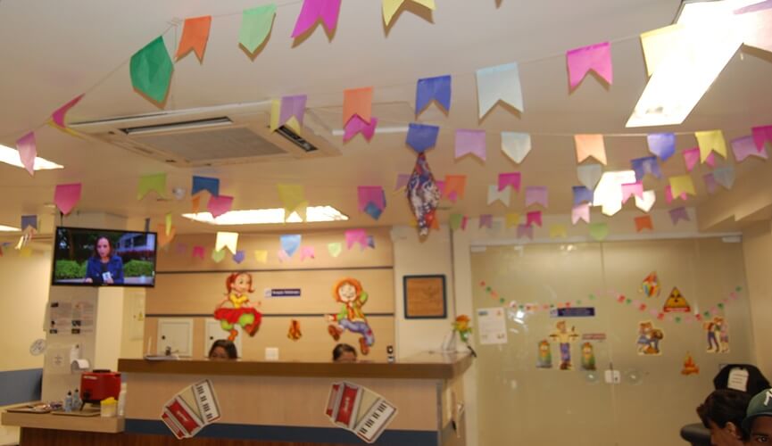 Decoração de festa junina