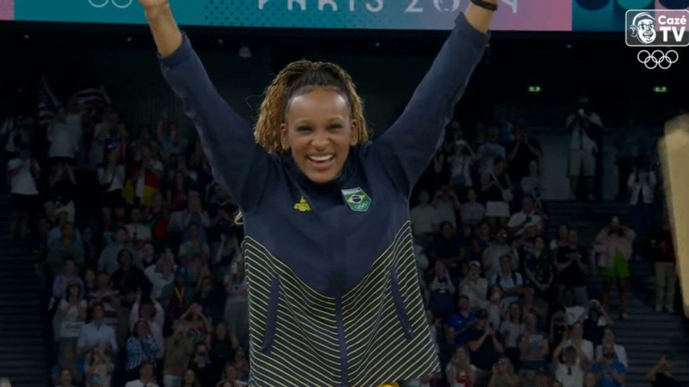 Rebeca Andrade é ouro no solo