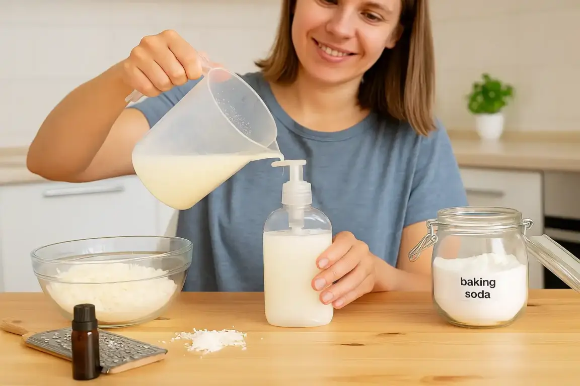 Receita de sabão líquido perfumado fácil de fazer e melhor que o industrial