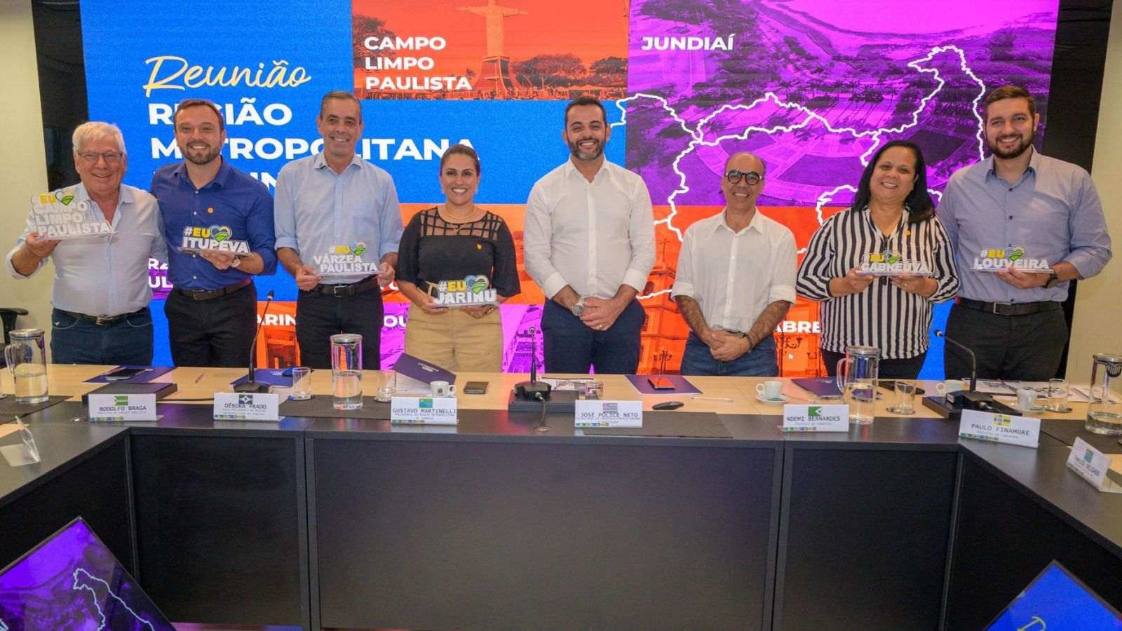 Representantes de cada região da RMJ