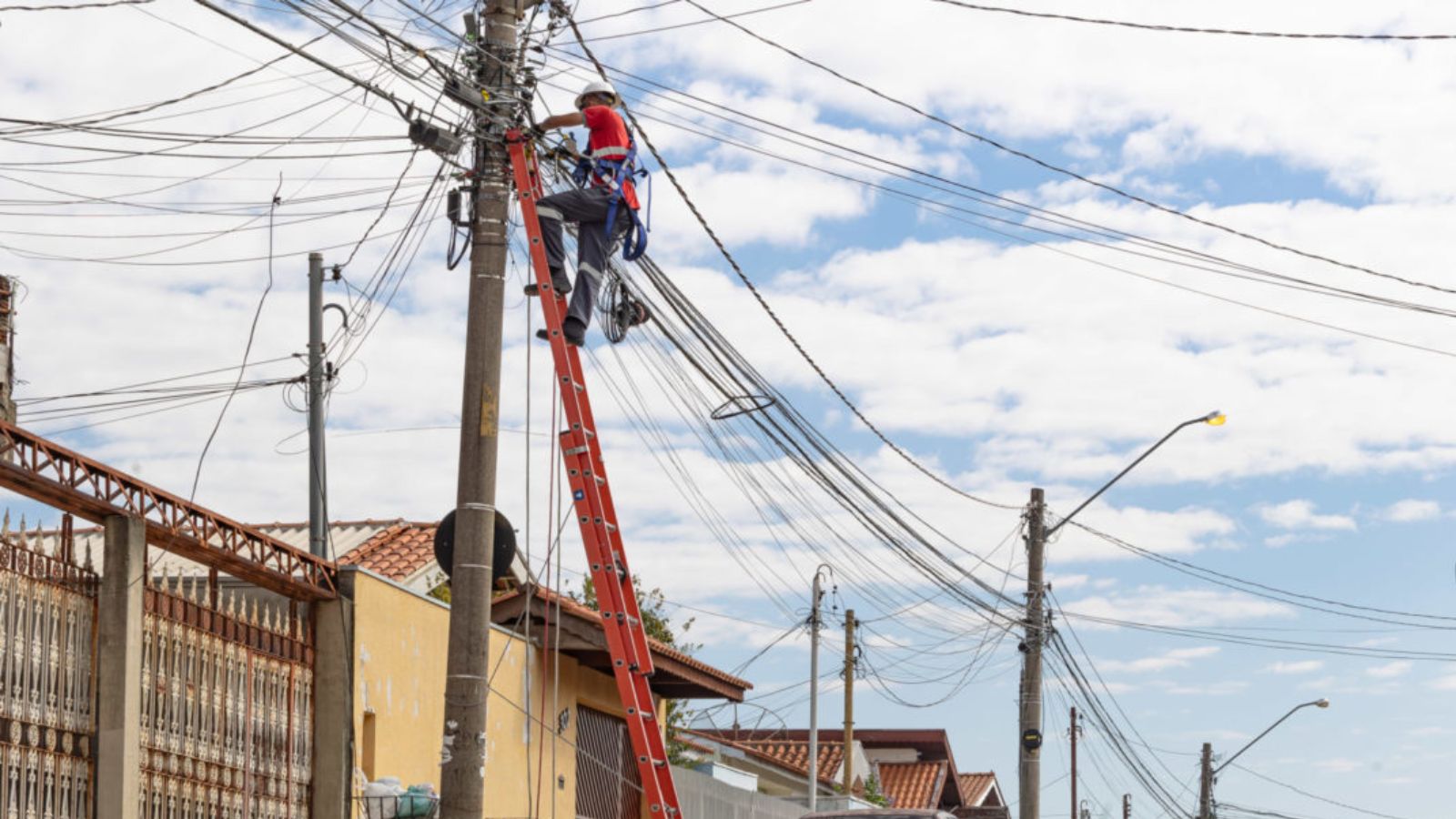 Reordenamento de cabos em Jundiaí